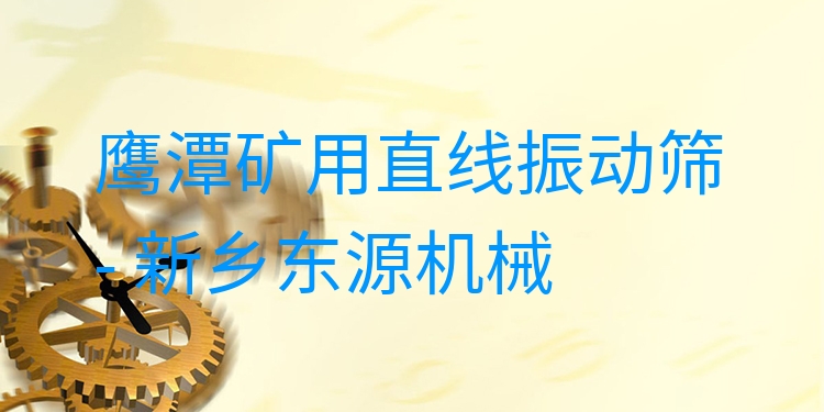 鷹潭礦用直線振動(dòng)篩 - 新鄉(xiāng)東源機(jī)械