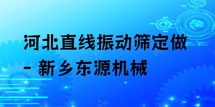 河北直線振動篩定做 - 新鄉(xiāng)東源機(jī)械