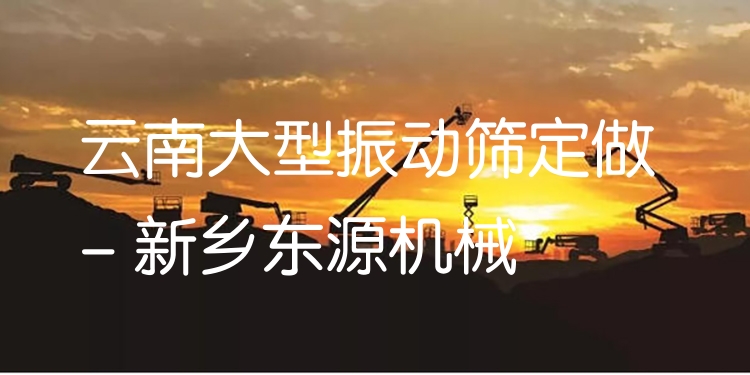 云南大型振動(dòng)篩定做 - 新鄉(xiāng)東源機(jī)械