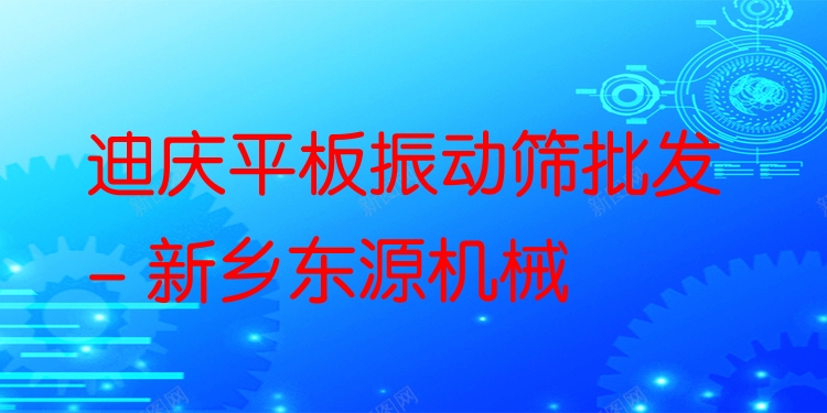 迪慶平板振動(dòng)篩批發(fā) - 新鄉(xiāng)東源機(jī)械