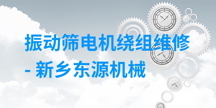 振動(dòng)篩電機(jī)繞組維修 - 新鄉(xiāng)東源機(jī)械