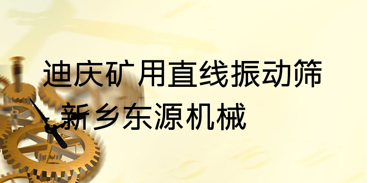 迪慶礦用直線振動篩 - 新鄉(xiāng)東源機械