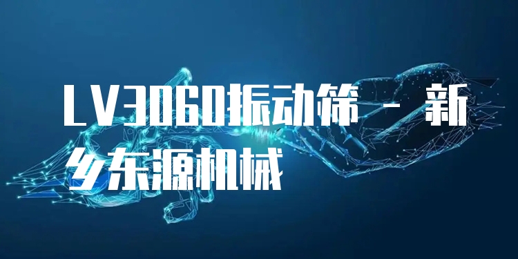LV3060振動(dòng)篩 - 新鄉(xiāng)東源機(jī)械