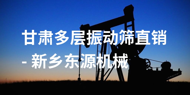 甘肅多層振動(dòng)篩直銷 - 新鄉(xiāng)東源機(jī)械