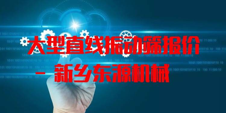 大型直線振動篩報價 - 新鄉(xiāng)東源機械