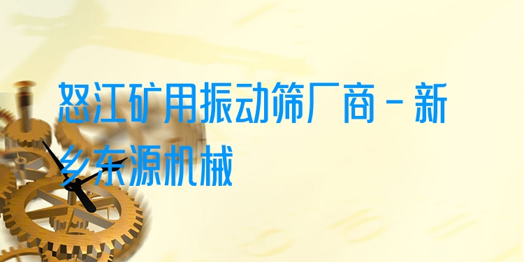 怒江礦用振動(dòng)篩廠(chǎng)商 - 新鄉(xiāng)東源機(jī)械