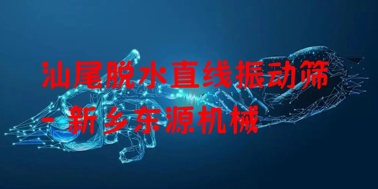 汕尾脫水直線振動篩 - 新鄉(xiāng)東源機械